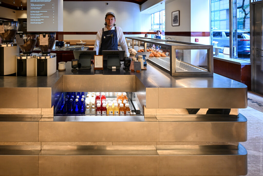 WatchHouse Coffee Shop in the Chrysler Building, New York