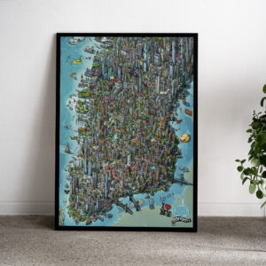 Divercity map poster