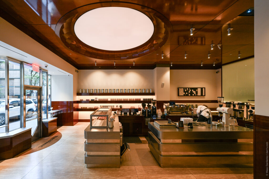 WatchHouse Coffee Shop in the Chrysler Building, New York