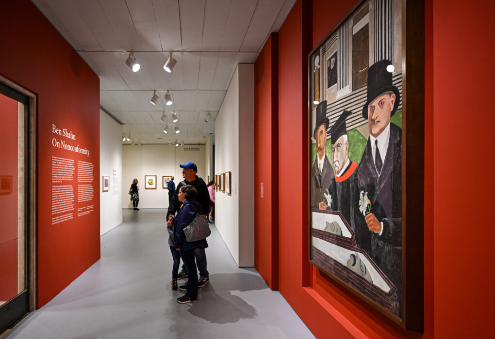 The Passion of Sacco and Vanzetti by Ben Shahn at the Jewish Museum