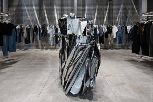 John Chamberlain's Sculpture at Alexander Wang’s SoHo Boutique