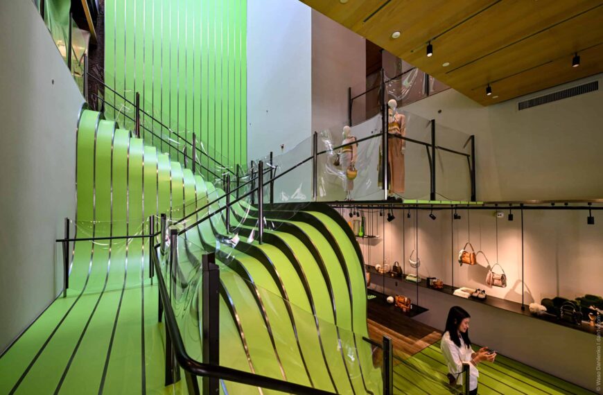 The Renovated Longchamp Boutique in SoHo, New York