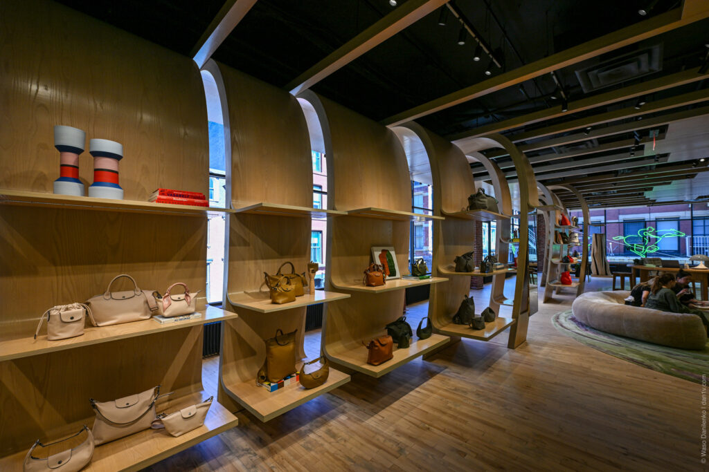 The Renovated Longchamp Boutique in SoHo, New York