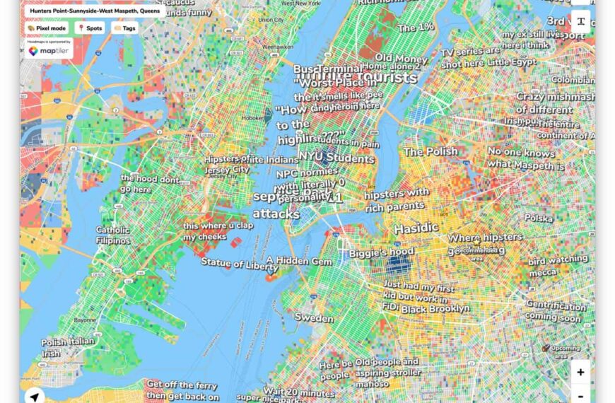 Interactive map of New York City neighborhoods