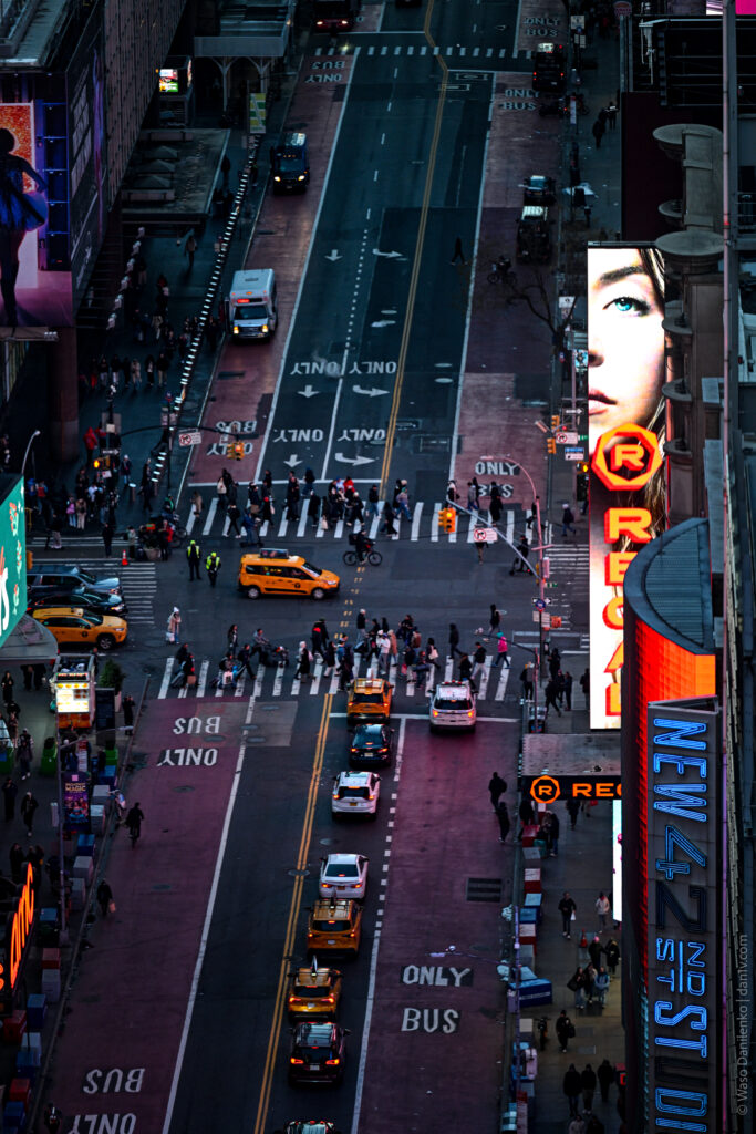 One Times Square -- a new observation deck in New York