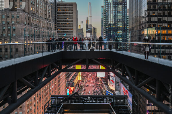 One Times Square -- a new observation deck in New York