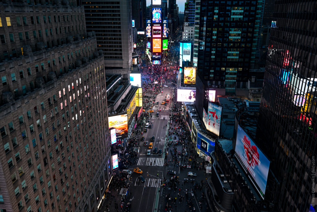 One Times Square -- a new observation deck in New York