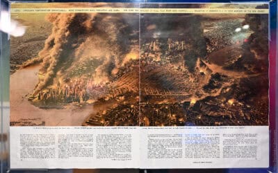 Chesley Bonestell: An Illustration of Atomic Catastrophe in New York