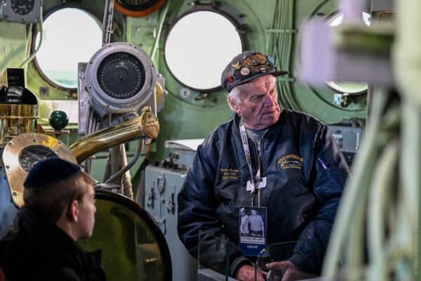 Jean Austin at the Intrepid Museum