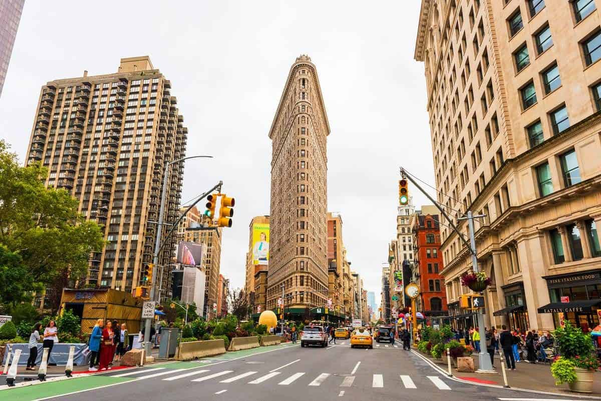 The Flatiron Building in New York