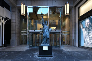 The Original Statue of Liberty on 61st Street in New York City