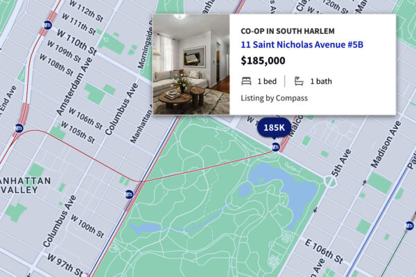 Apartment near Central Park for $185,000