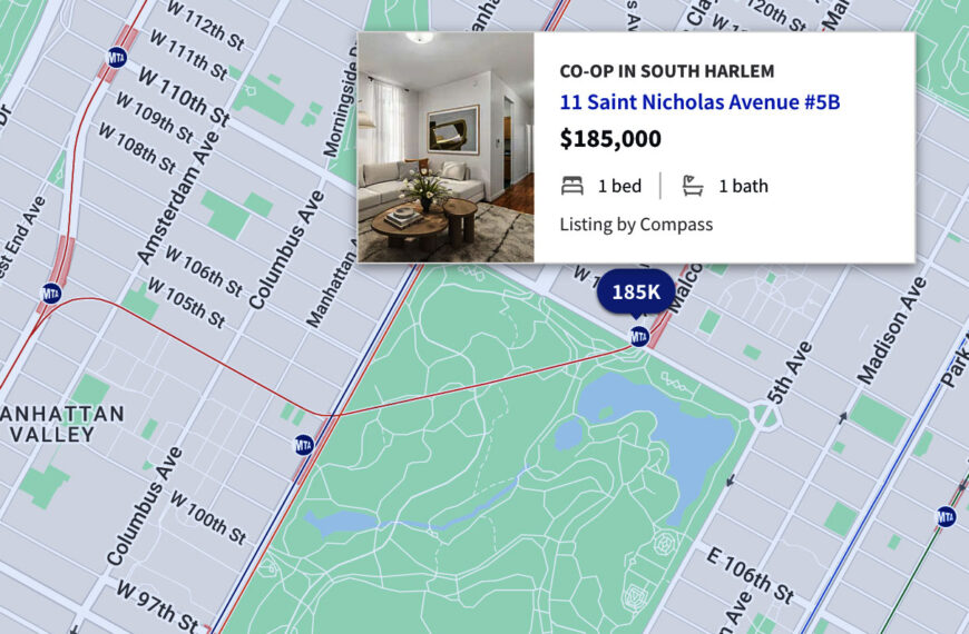 Apartment near Central Park for $185,000
