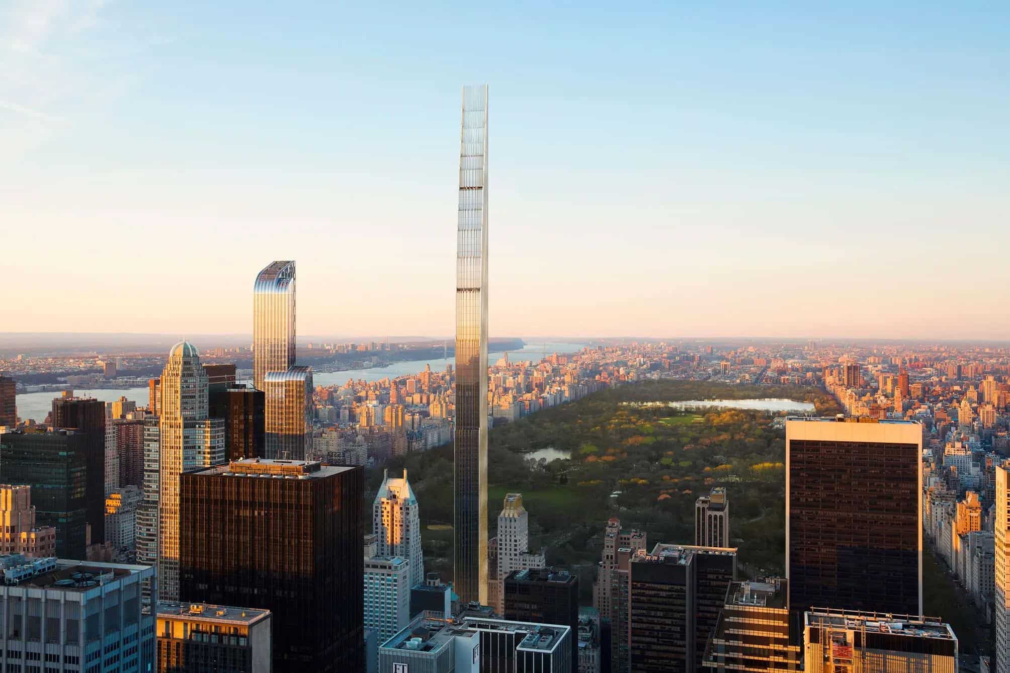 The narrowest skyscraper in the world: 111 West 57th Street (Steinway Tower)