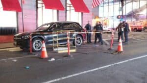 A woman fell into an open manhole in New York