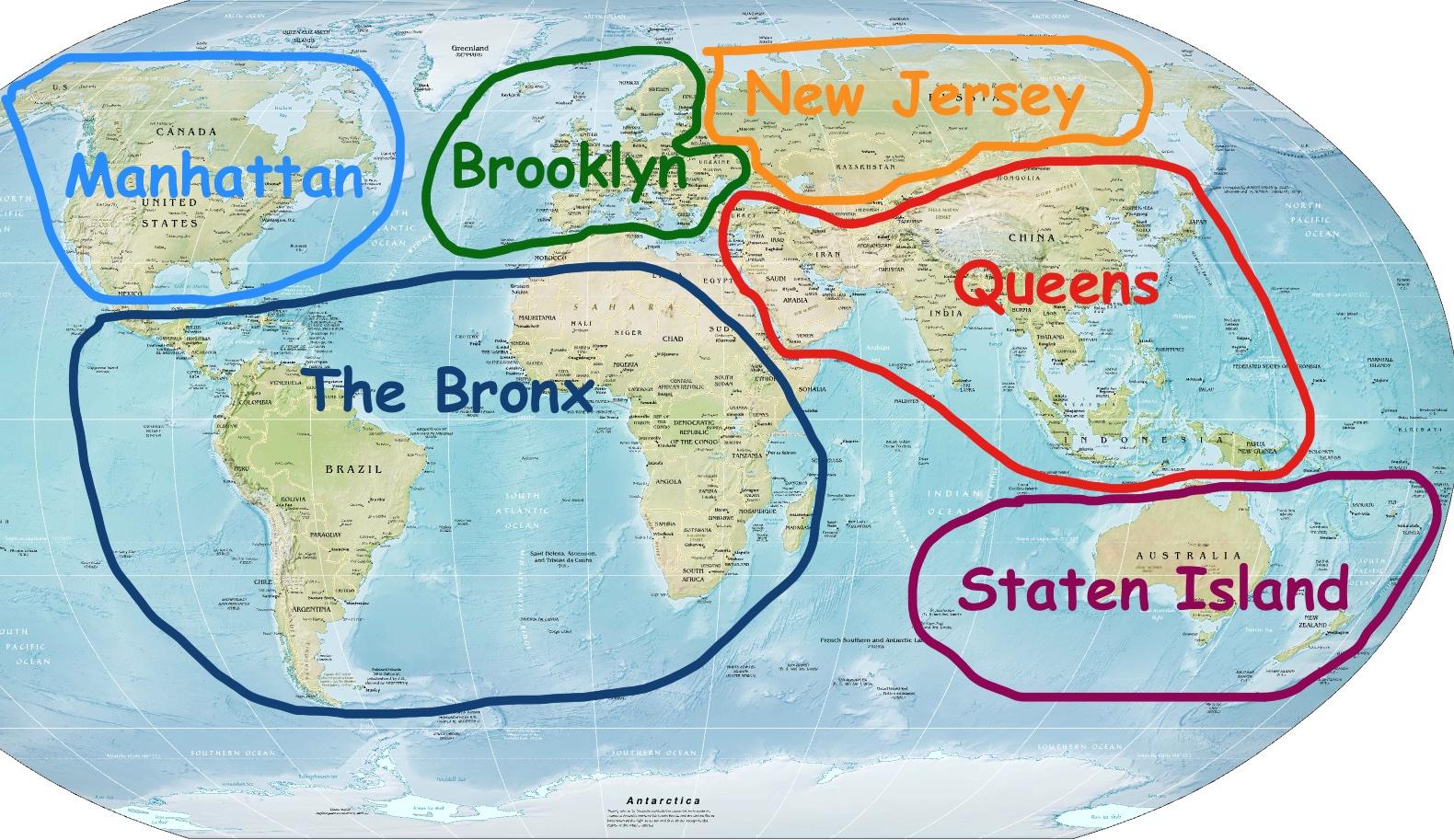The World Through the Eyes of New Yorkers