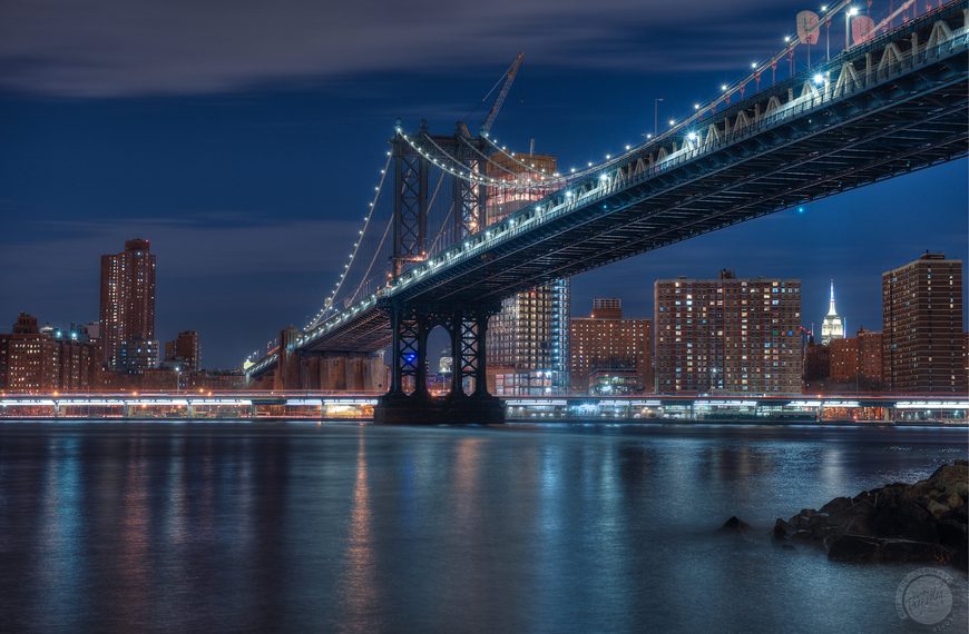 Manhattan Bridge in New York City