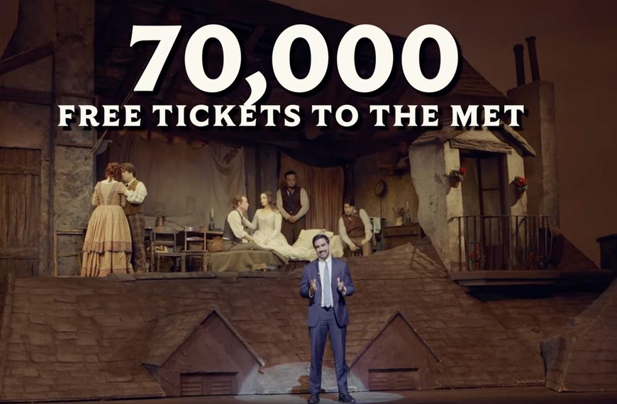 Free Ticket Giveaway at the Metropolitan Opera in New York
