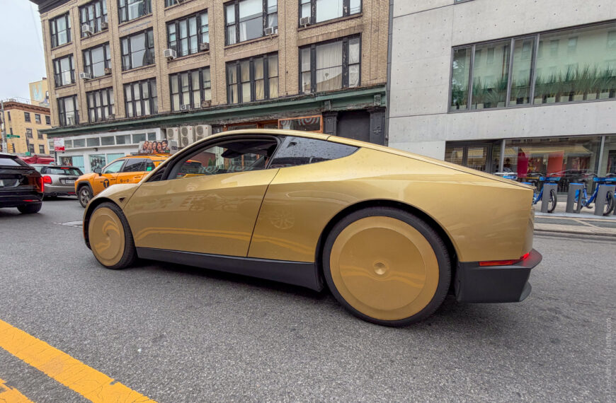 Tesla Cybercab Autonomous Taxis in New York City