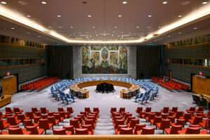 The United Nations Security Council Chamber, New York
