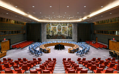 The United Nations Security Council Chamber, New York